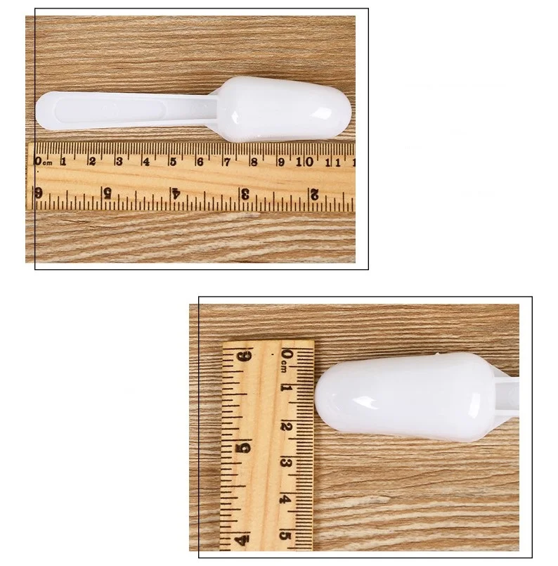 Free shipping plastic coffee bean measuring scoop protein 5g milk powder spoon manufacture sales