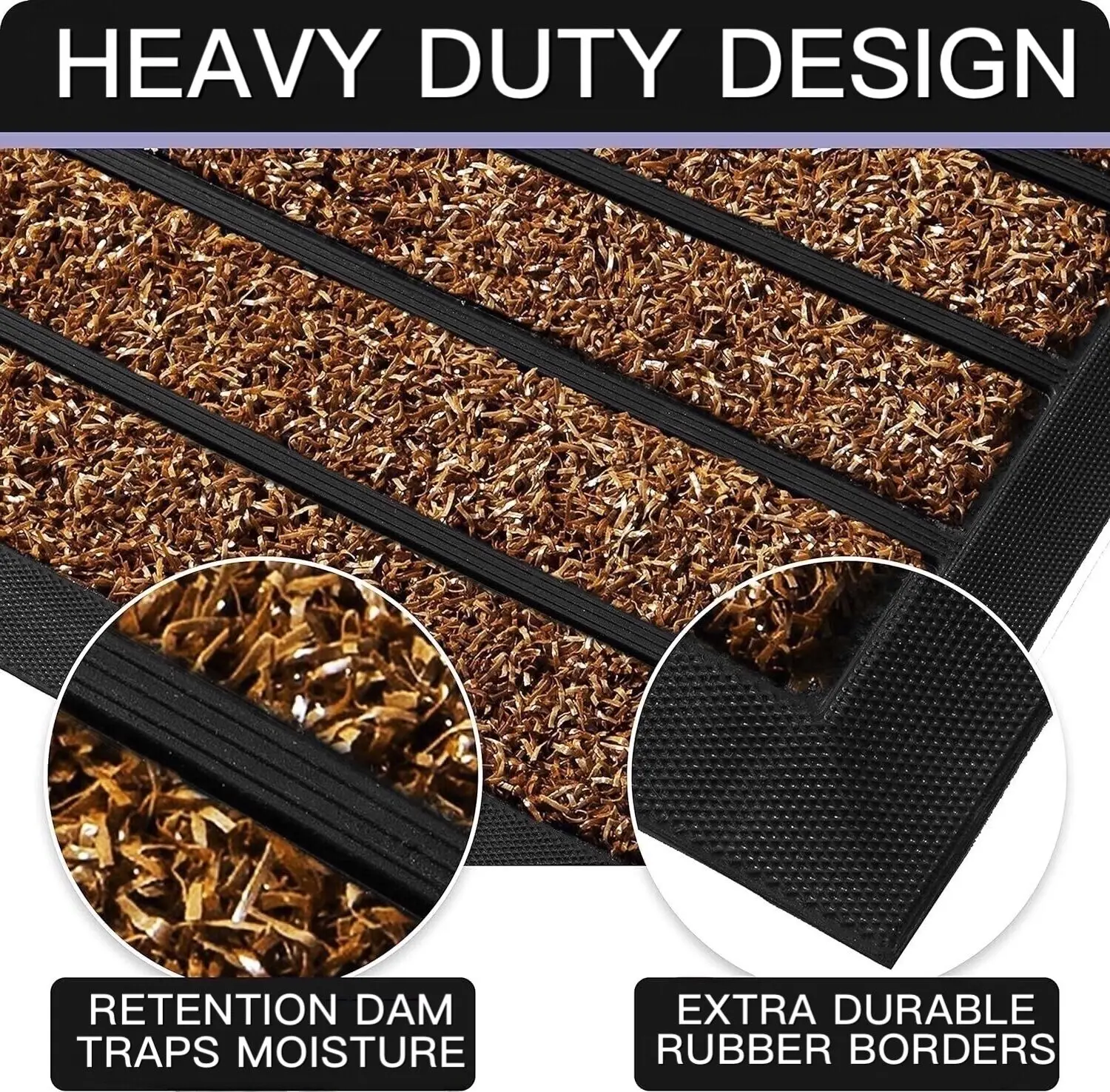 Custom Door Mat Indoor Outdoor Welcome carpet for Entrance Low Profile Floor Mat Home Door mats Rubber Doormat Non Slip Rugs