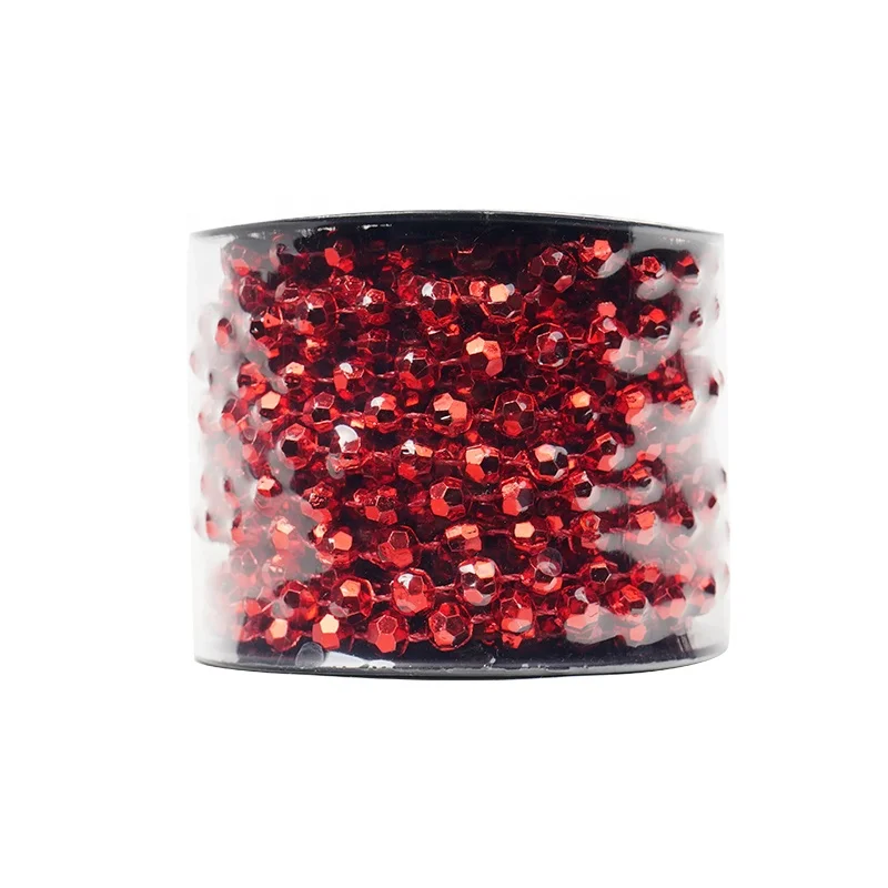 2020 jintai wholesale design christmas tree decoration beaded garland