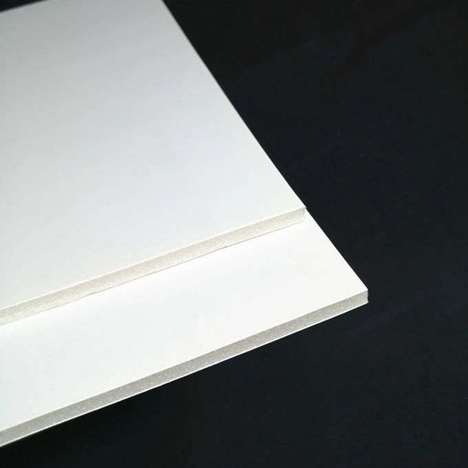 Hot selling paperboard printing board advertising foam board light and cheap 1220x2440 white board