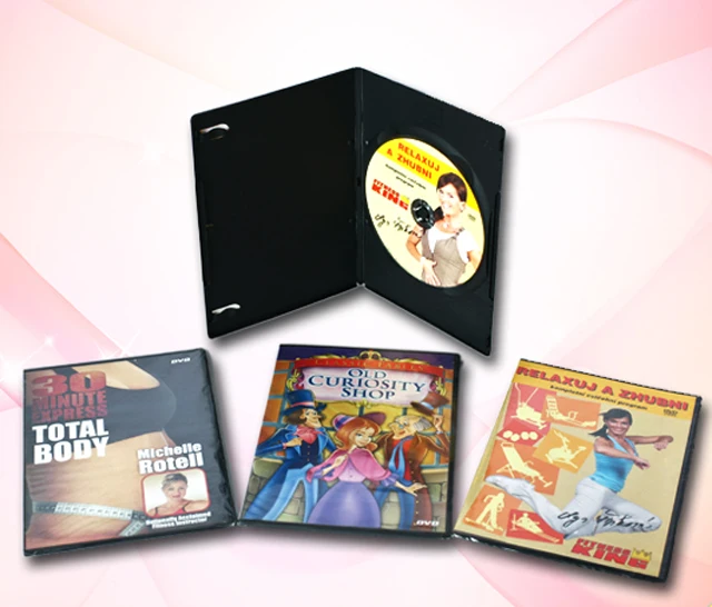 8cm/mini cds dvds replication in jewel case packaging with color insert