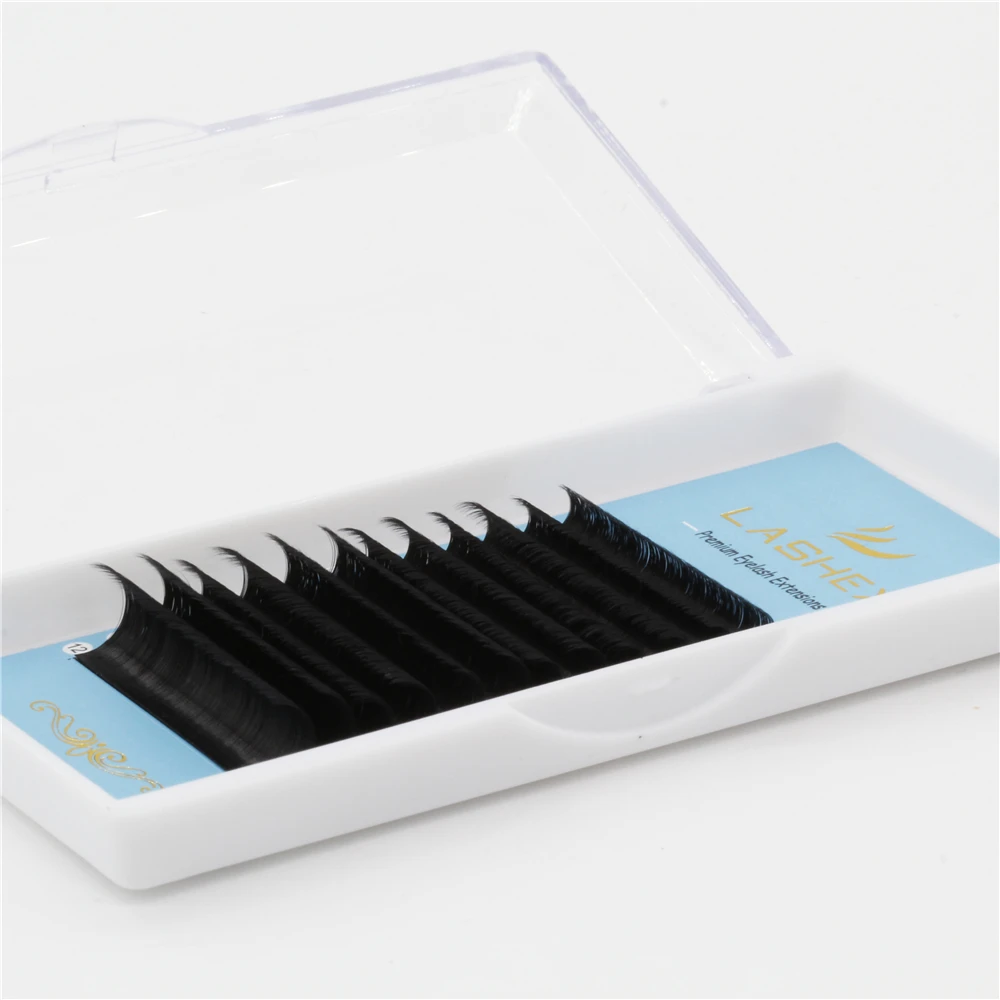 private label Easy Fan eyelashes in 0.03 0.05 mm D curl 12 rows faux mink auto fanning mega volume eyelashes extentions (62569800549)