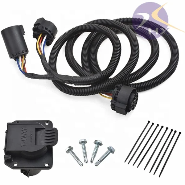 Factory Oem 7 Way Trailer Plug Towing Trailer Wire 56584 Replacement Vehicle Custom Car 7 Pin Truck Wiring Harness