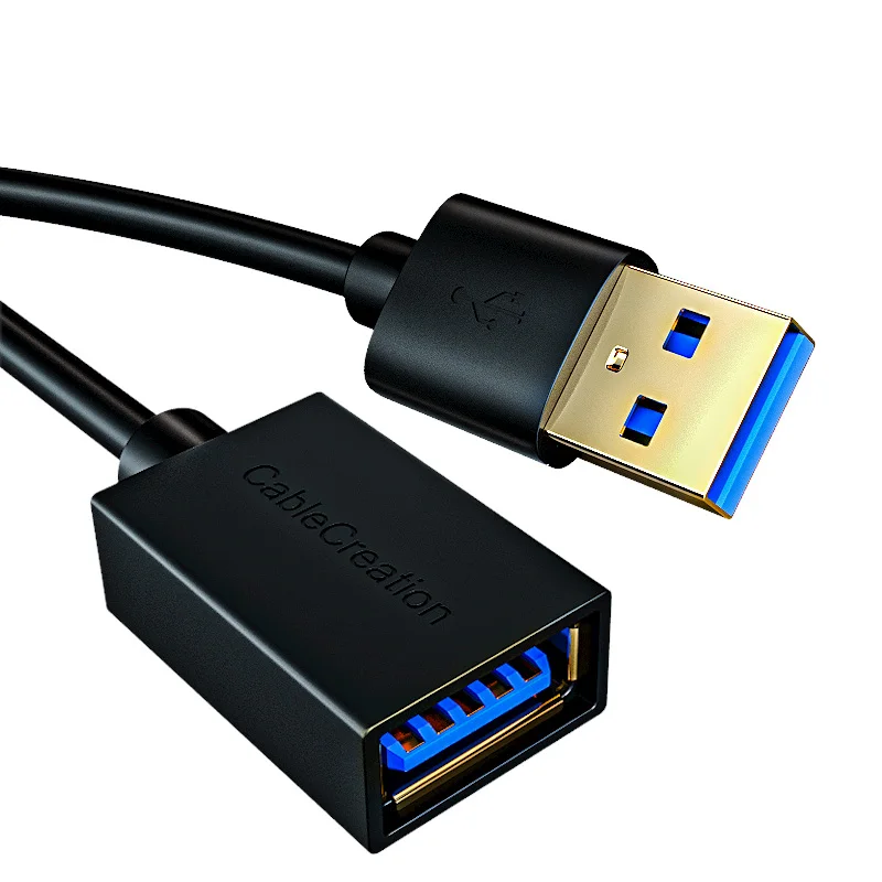 
 CableCreation USB 3,0 удлинитель кабеля USB3.0 штекер-гнездо удлинитель шнура удлинитель кабеля передачи данных  