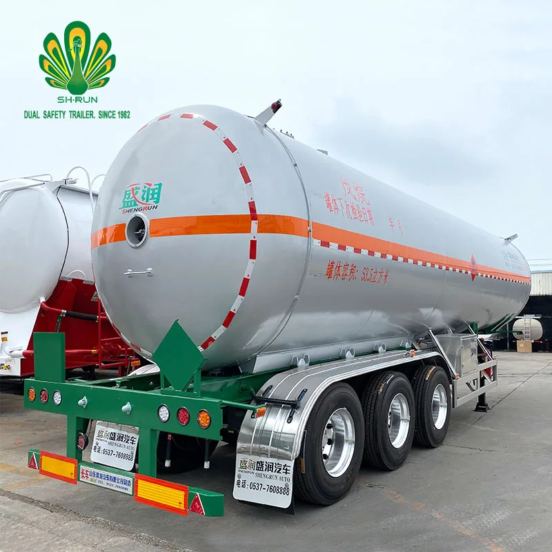 LPG Tanker Methane Tank Trailer LPG Railway Propane Transport Trailer Road Tanker Trailer