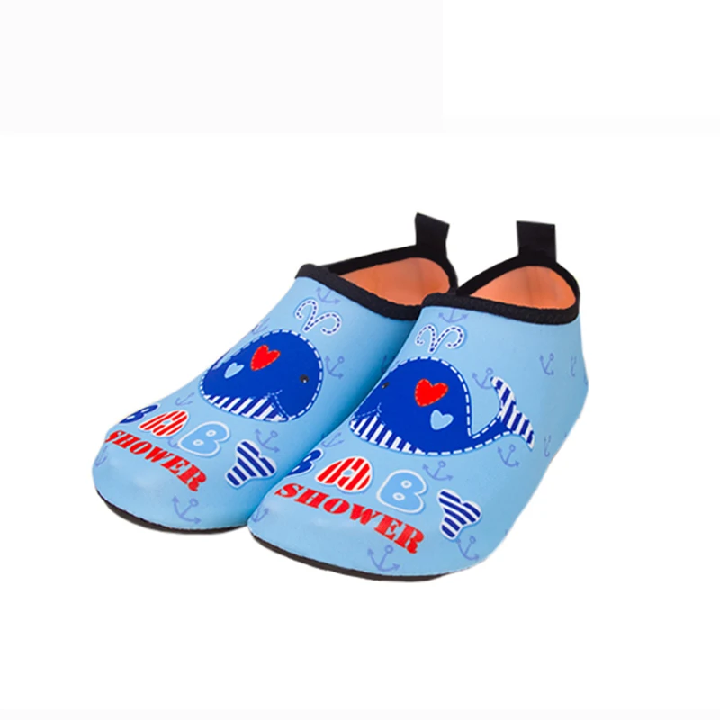 Детские пляжные туфли для купания, Нескользящие быстросохнущие акваноски для девочек и мальчиков, обувь для купания и прогулок, для малышей