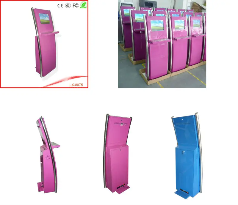 Payment Hospital Sign Board Designs Multi-function Library Book Display Stand Smart Banking Queuing System Token Machine