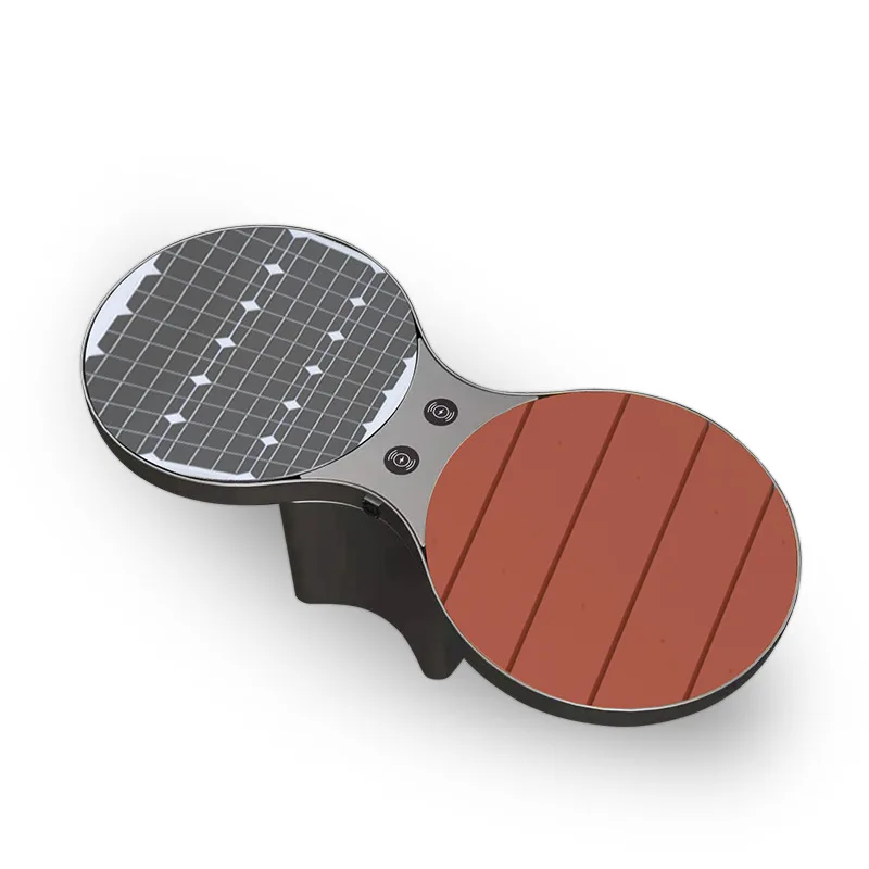 Modern Solar Smart City bench Outdoor high-quality solar street furniture solar charging seats