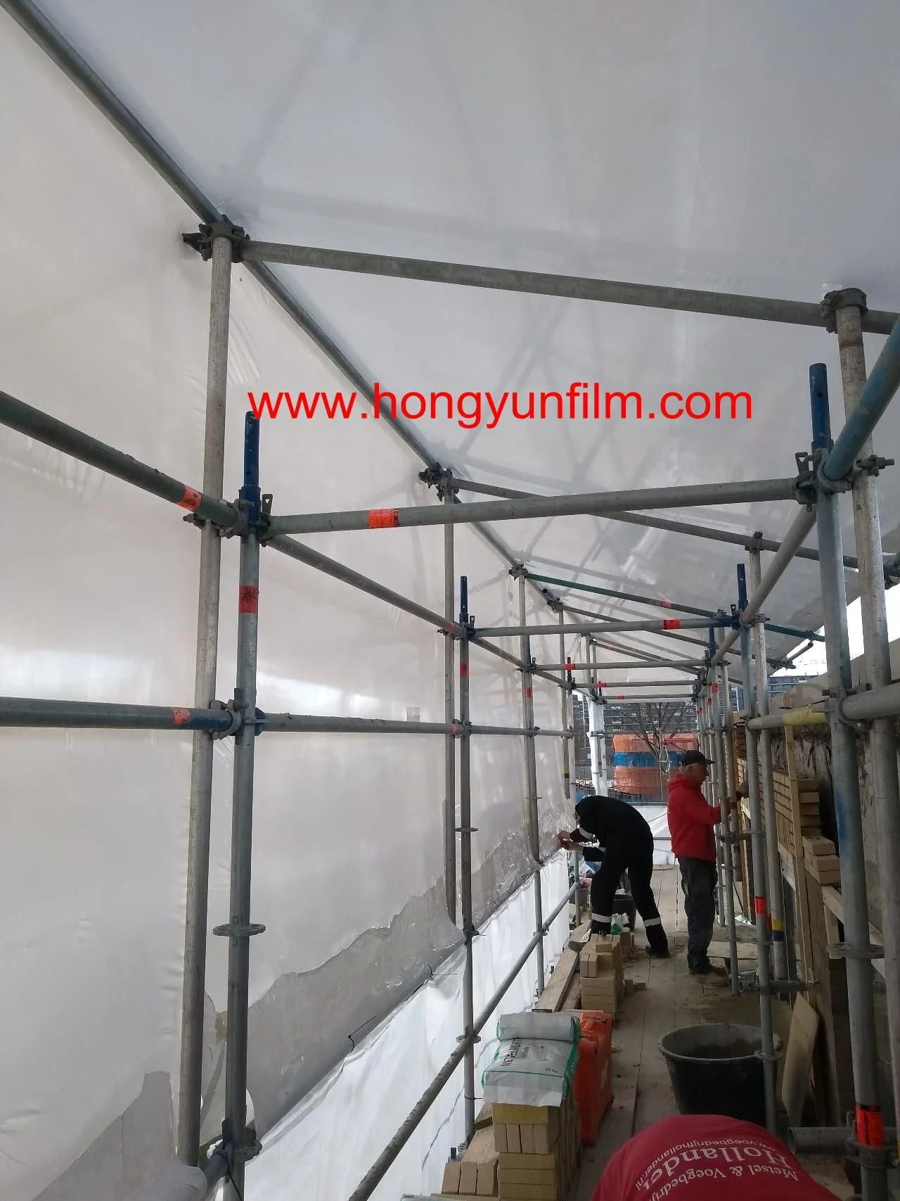Flame retardant scaffolding shrink film 3200 mm