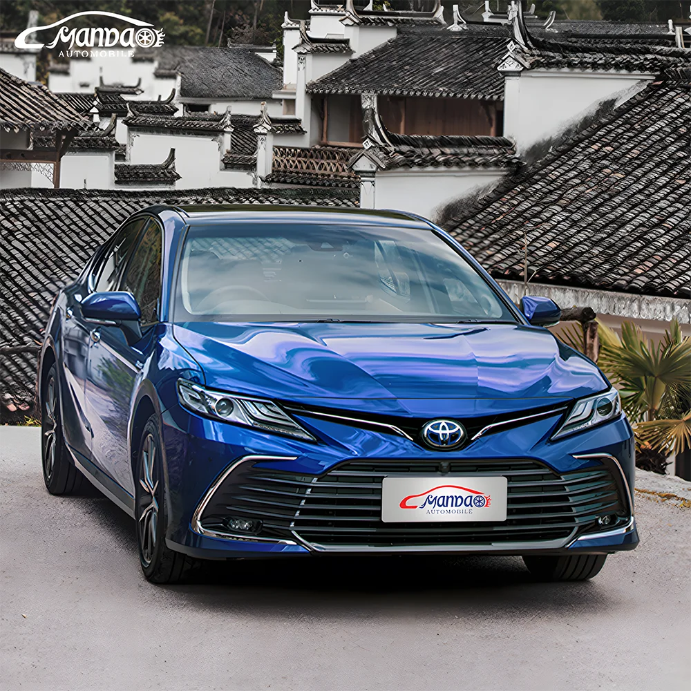 Toyota Camry 2022 с двойными двигателями TOYOTA CAMRY газ + Электрический гибрид Лидер продаж китайский седан кожаный бензиновый автомобиль недорогие автомобили
