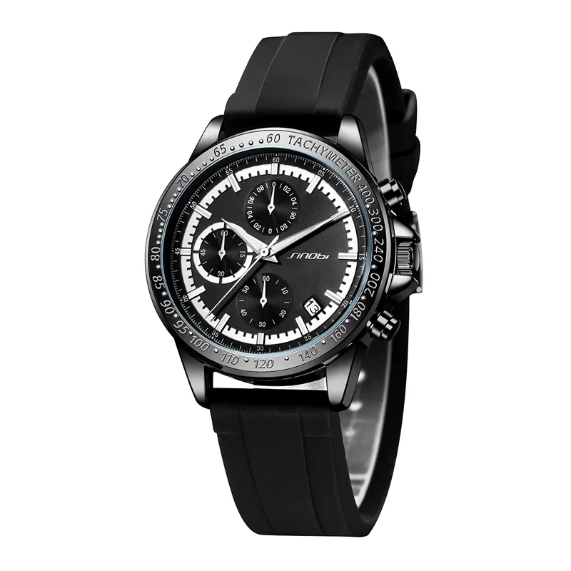 High quality men watch multifunction waterproof luxury custom chronograph sports wrist watches for men montre homme