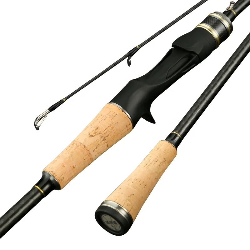 FJORD Cork Fishing Rod Handles 1.98m 2.1M 2.4M Fishing Carp Rod M Action Sea Fishing Rods with 2 Sections