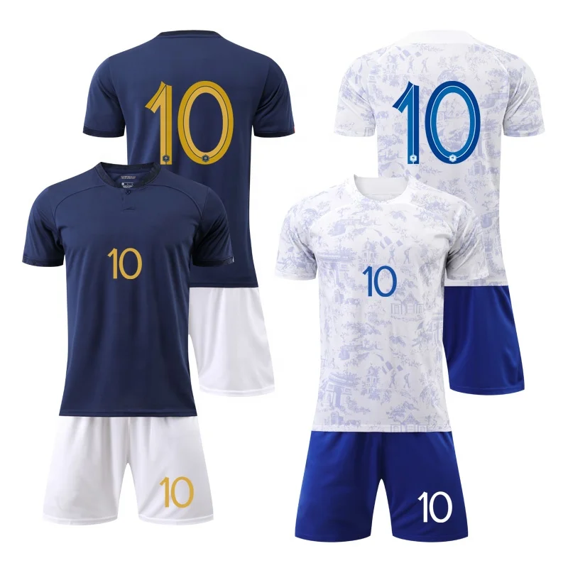 Wholesale Custom Cheap Sublimation Adults Soccer Uniforms 100% Polyester Soccer Jerseys Breathable Football Jersey Sets For Men