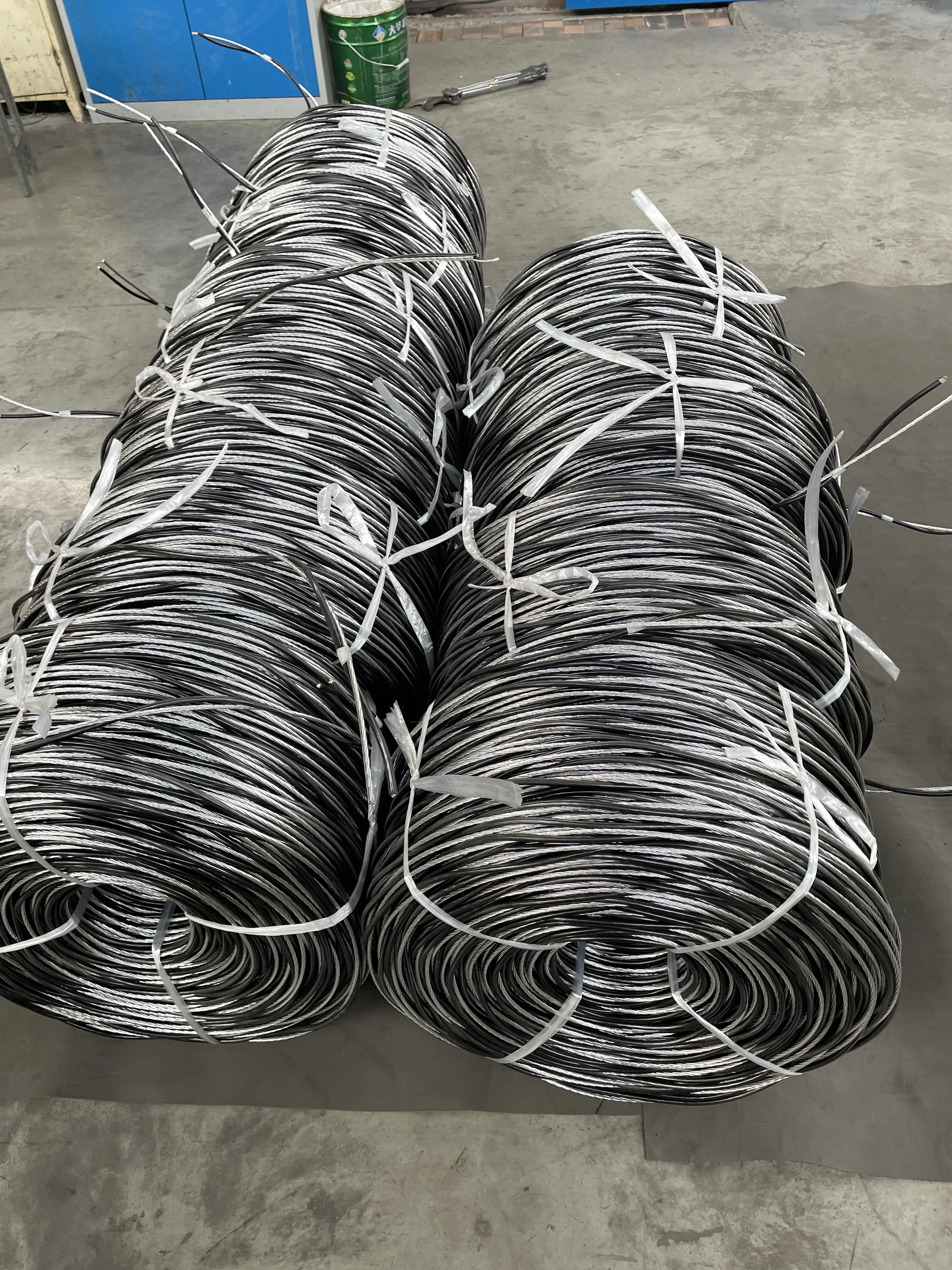 Aluminum wire duplex service drop wire  #6 #4 #2 for Philippines market