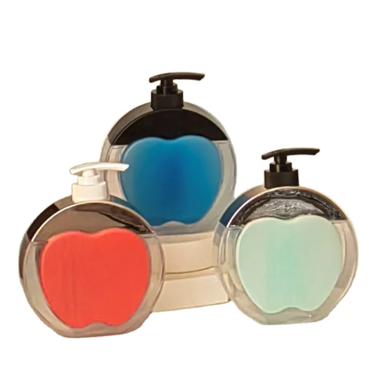 New design 300/500ml an empty shampoo clear bottles hand soap pump bottle