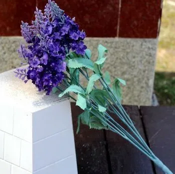 artificial lavender flower bouquet for decoration