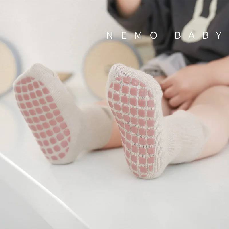 2024 New Hot Sale INS Style New baby floor socks indoor toddler socks Cotton material suitable for newborns