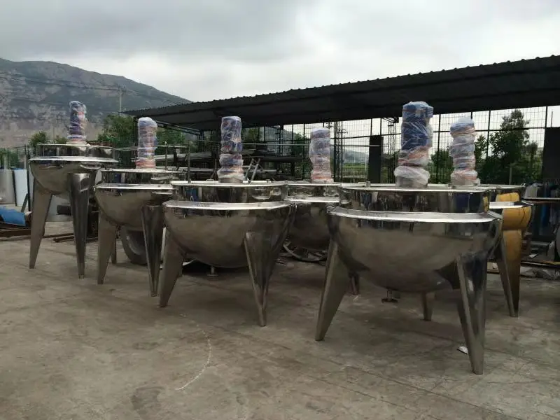 Stainless steel  electric/steam heated  tilting jacket kettle cooking tank