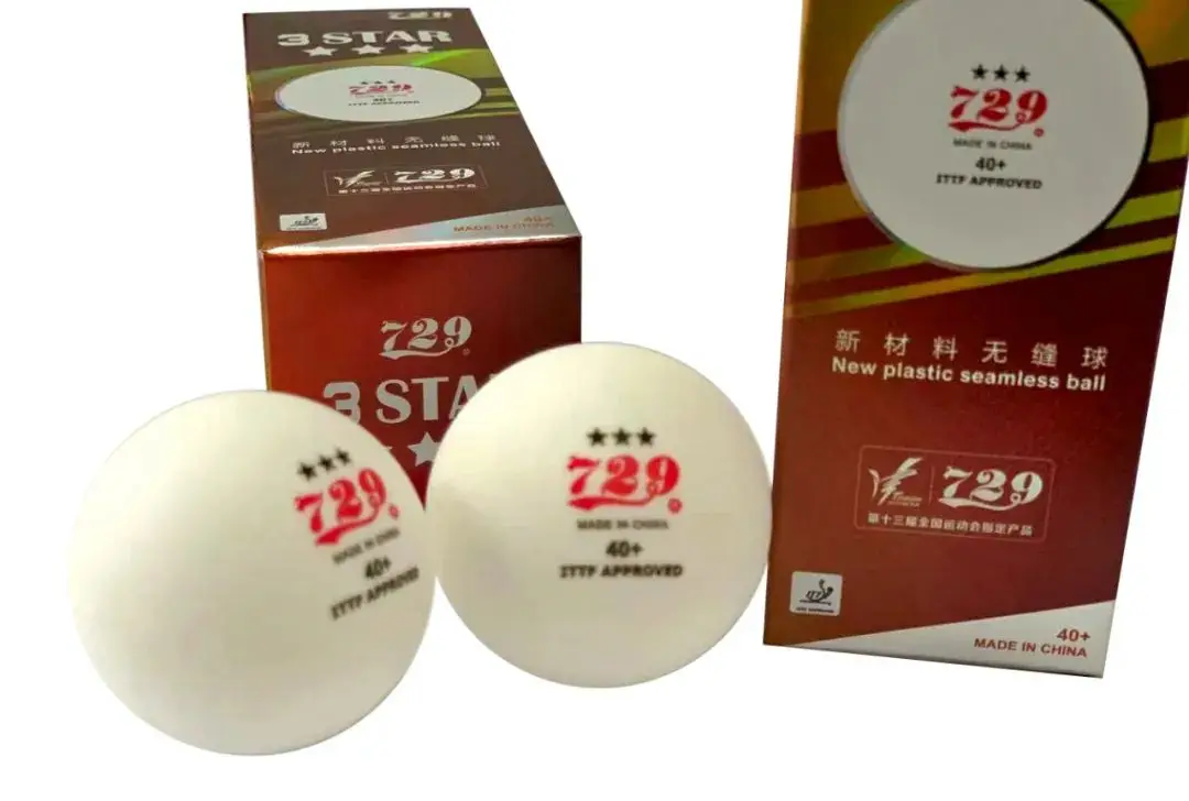 729 Friendship  professional quality 3 star table tennis ball 40+ professional player ITTF approved pingpong ball