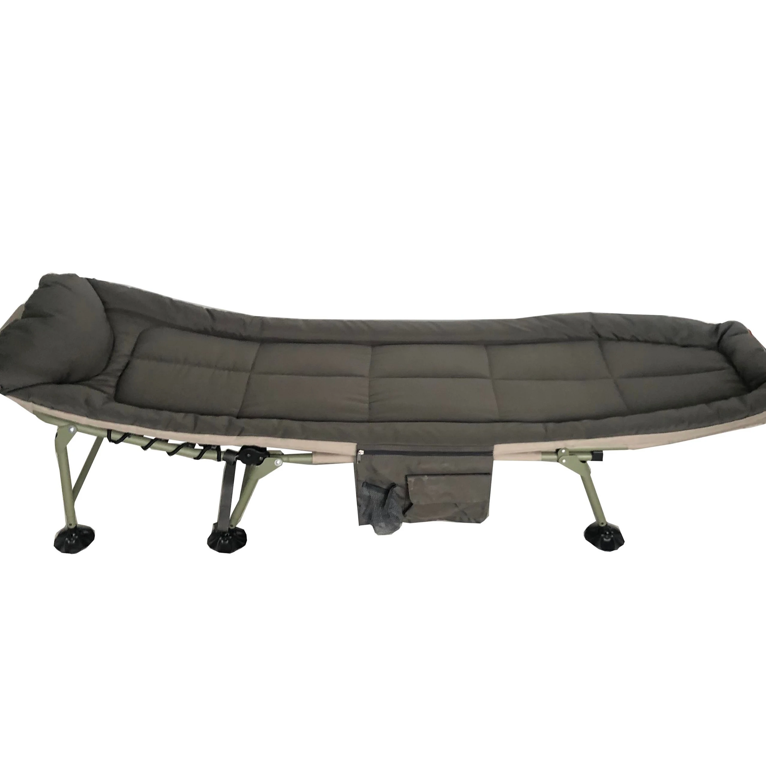 portable carp bed multi-function adjustable fishing folding chair bed camping cot