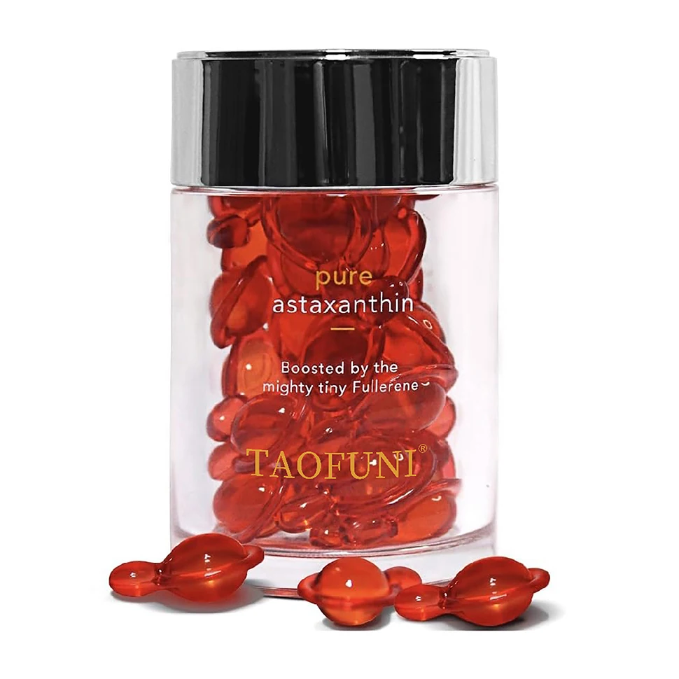 Astaxanthin whitening facial serum capsules antioxidant essence capsules deep moisturizing and hydrated the skin repair smooth