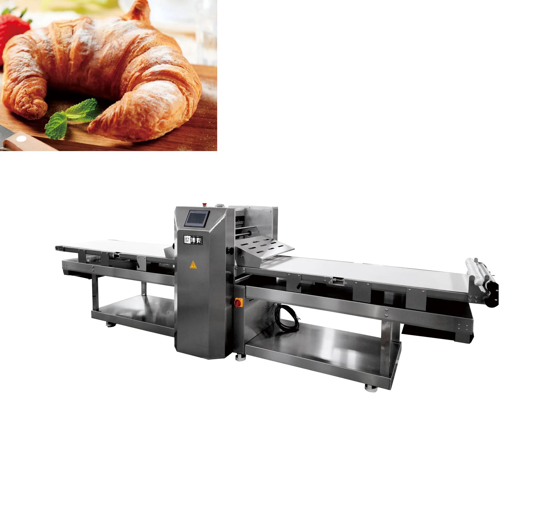 Commercial High Quality Samosa Horizontal Vertical Stand Floor Type Crispy Pastry Dough Sheeter Machine