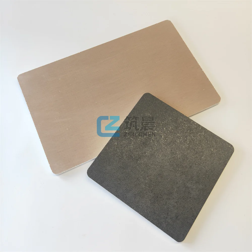 Zhuchen MgO Board Laminated with Melamine Paper Decorative Panel Fireproof Construction Materials for Wall