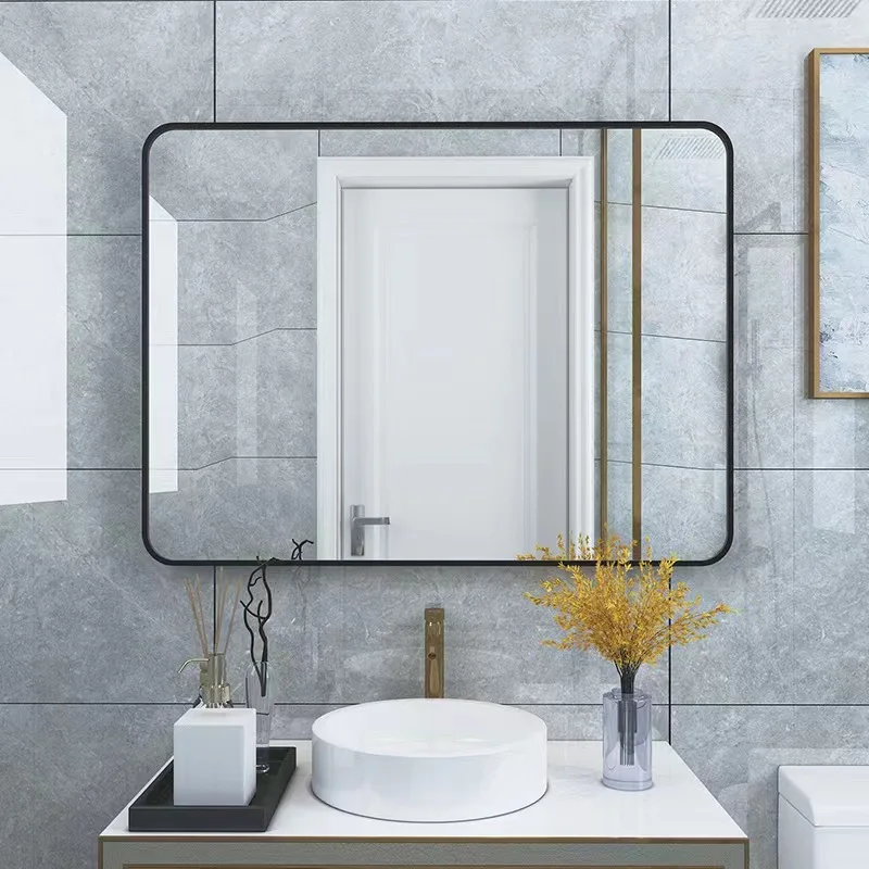Good Price Explosion-proof Ultra Clear HD Imaging Full Length Round Oval Bathroom Mirror For Living Bathroom Wedding Use