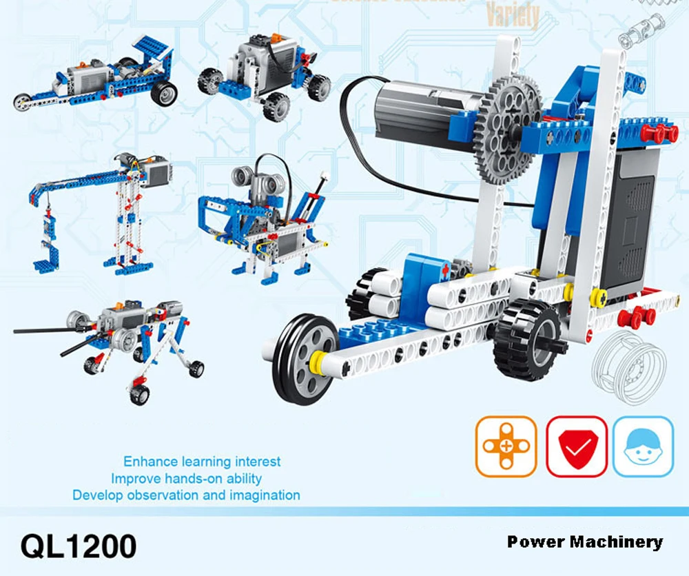 New arrivals Kids games Toy 9686 Building Blocks For 6-8 years old Children Building Blocks assembly technical Kits Toys 9686