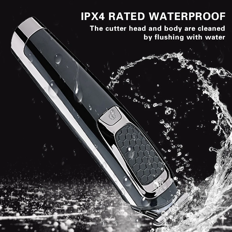 C&C Professional Waterproof Hair Clipper for Men Rechargeable Cordless electric razor 5 in 1 Hair Beard Trimmer