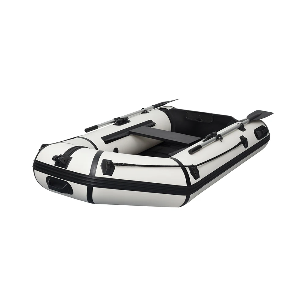  Factory Military Small Aluminum Rescue Rigid Belly Inflatable Fish Boat with Outboard