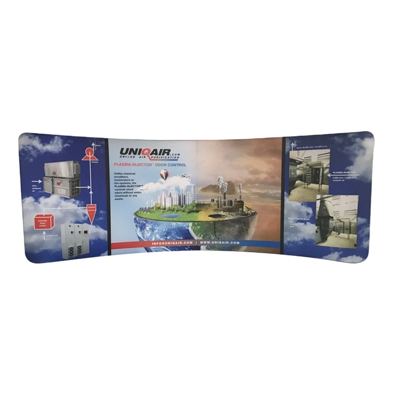 Hot Selling Easy Installation Trade Show Large Aluminum Frame Tension Fabric Backdrop Display Wall