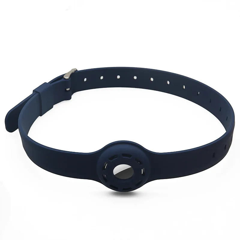 Silicone Pet Collars Dog and Cat Anti Lost Neck Strap for Apple AirTag Band Location Tracker Retainer Cover Protector