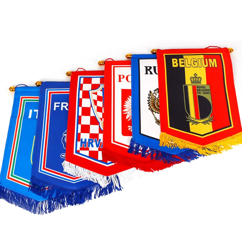 New Style Custom Football Team Logo Pennant Soccer Club Advertising banner For Celebrate Sports Events
