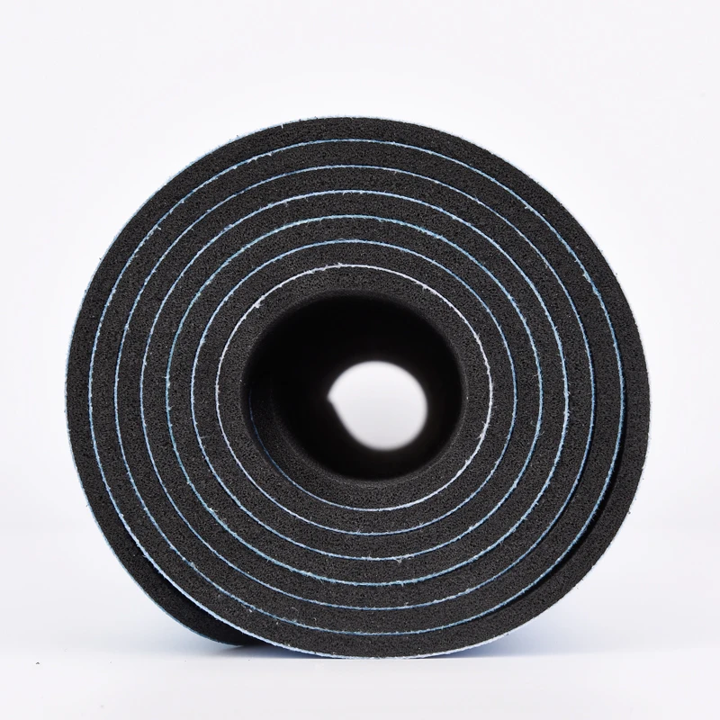 Экологичный удобный на ощупь замшевый Коврик для йоги из натуральной резины с пользовательским принтом