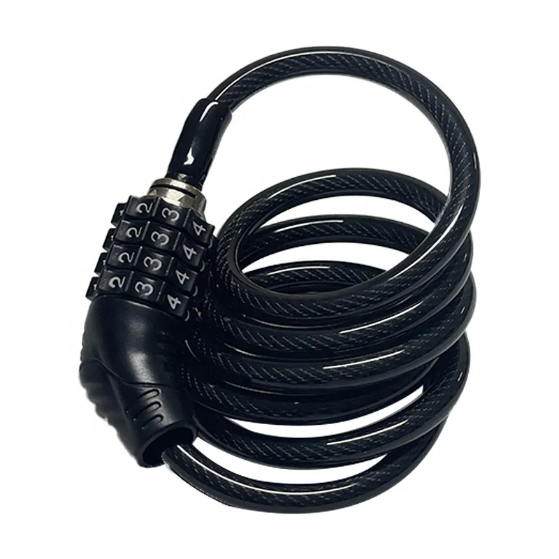 High Quality Safety Anti-Theft Security Password Mini Steel Spirals cable Lock Sport Mountain Bike Cycling Bicycle Cable locks