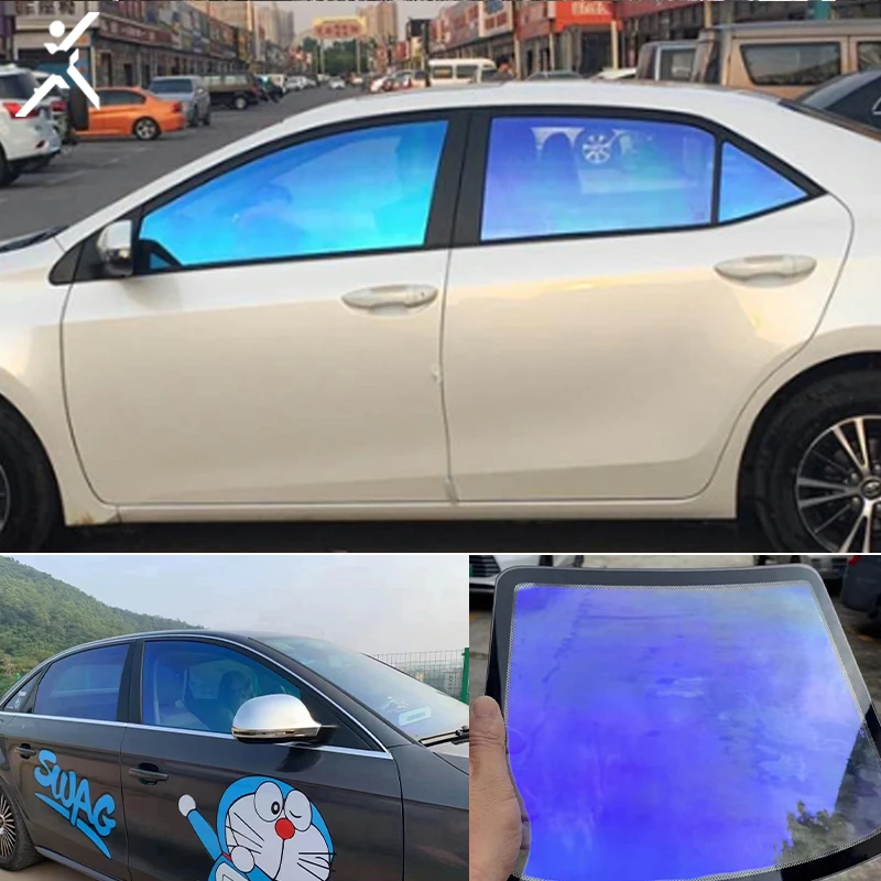 CR70 Free Sample UV Reject Solar Protection Nano Ceramic Car Color Change Chameleon Solar Car Window Tint Film