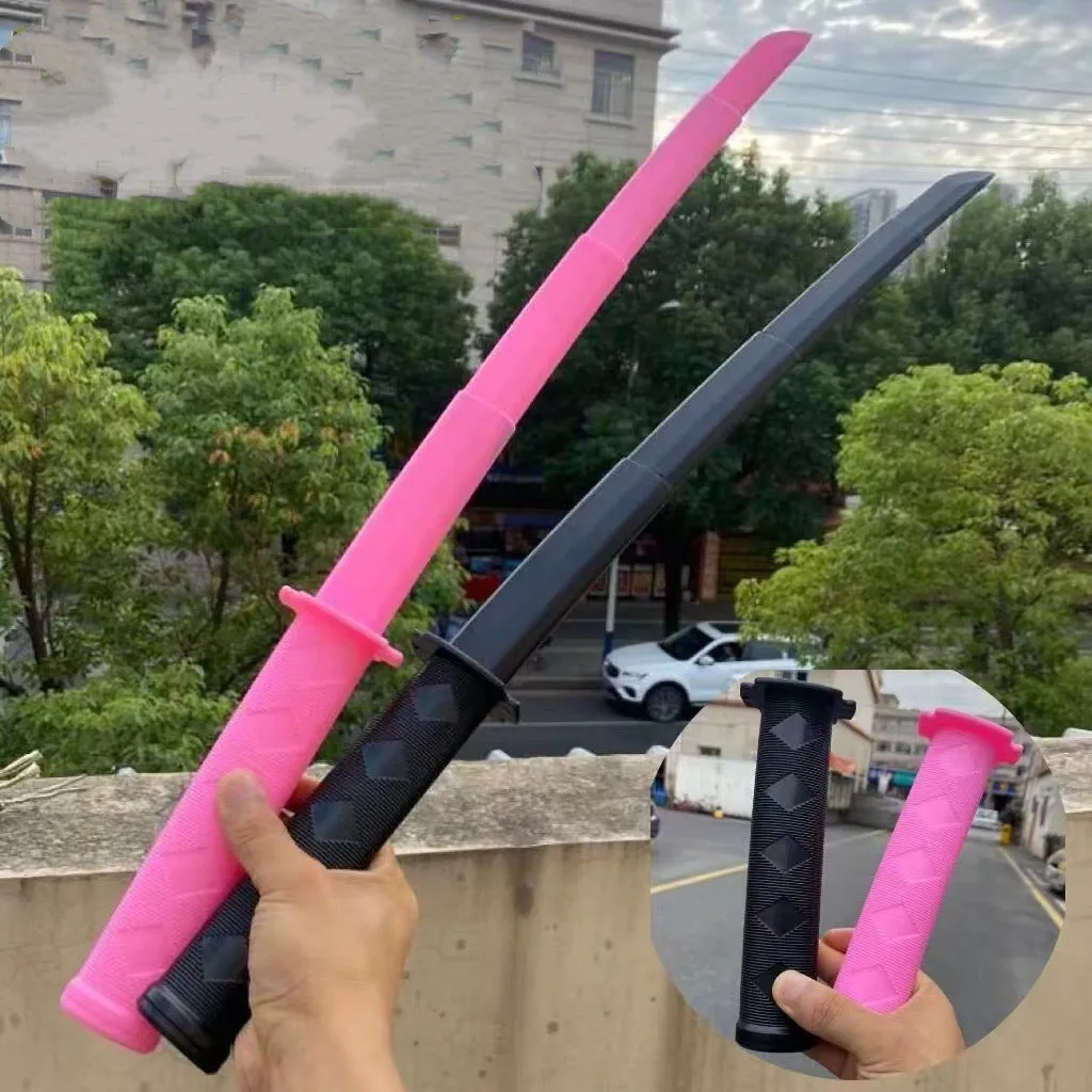 2024 3d Printing Katana Retractable Samurai Toy Knife Pink Long Sword Samurai Blade Assassin Knife Gravity Knife Toy