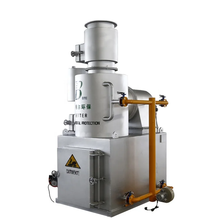 Мобильный мусоросжигатель для очистки больничных твердых отходов