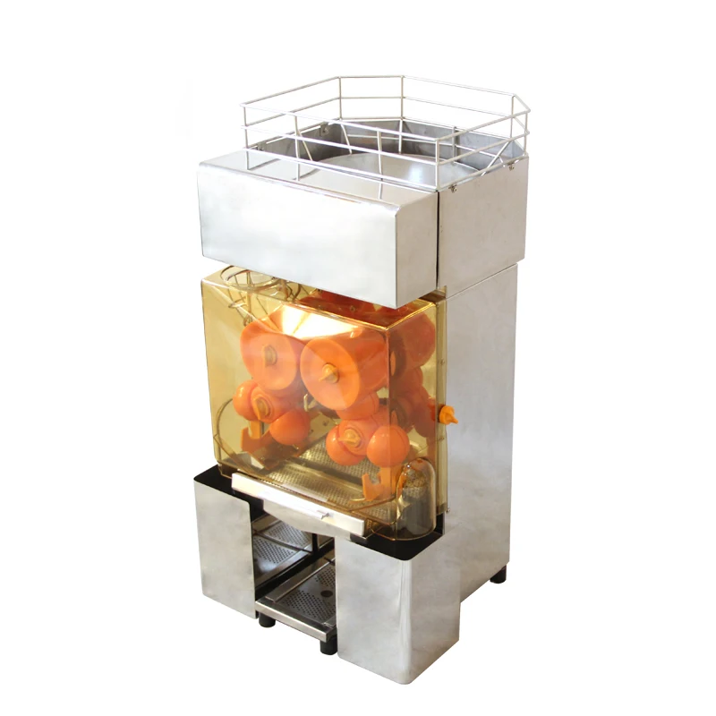 2000E-4S универсальная автоматическая соковыжималка для апельсинового сока коммерческая машина для апельсинового сока для ресторанов