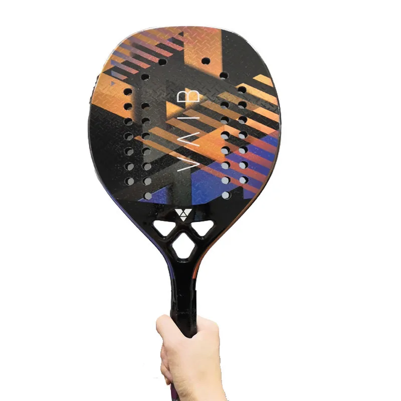 
Hot Selling Amusement Beach Shoot Padel Grip Custom Tennis Racket Profession Padel For Sale 