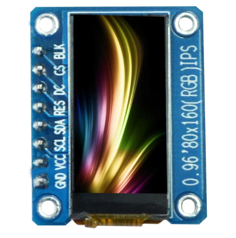IPS 0.96 inch 7P SPI HD 65K Full Color LCD Module ST7735 Drive IC 80*160 (Not OLED)
