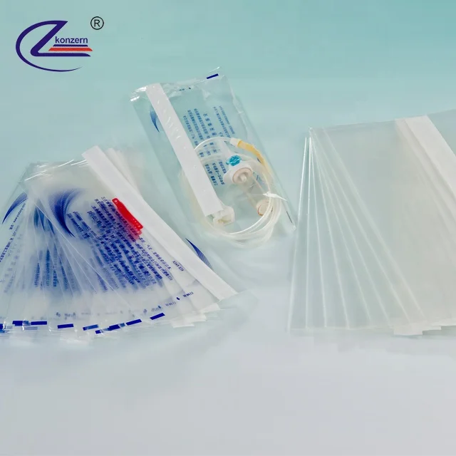 disposable medical supply sterilization infusion set pouch bags