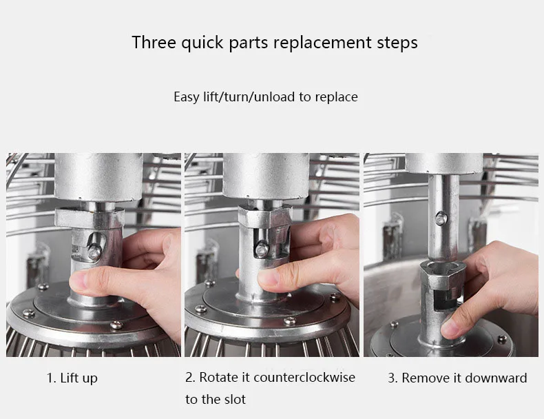 High-Speed Universal  Food Mixer Bakery Use Easily Adjustable Electric Motor Wheat Corn Ingredients Flour Used