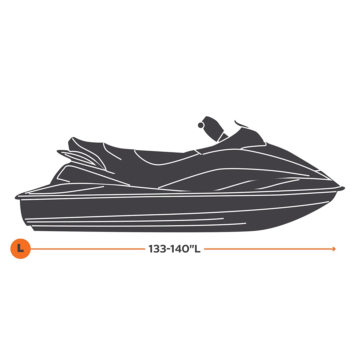 Водонепроницаемый чехол для водных ремесел Seadoo Jetski