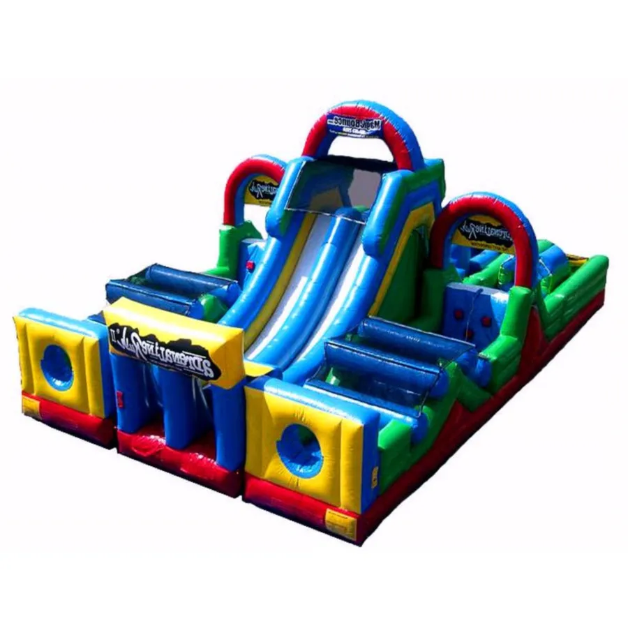Factory Wholesale Jump Trampoline Wholesale Commercial Used Inflatable obstacle course bounce house