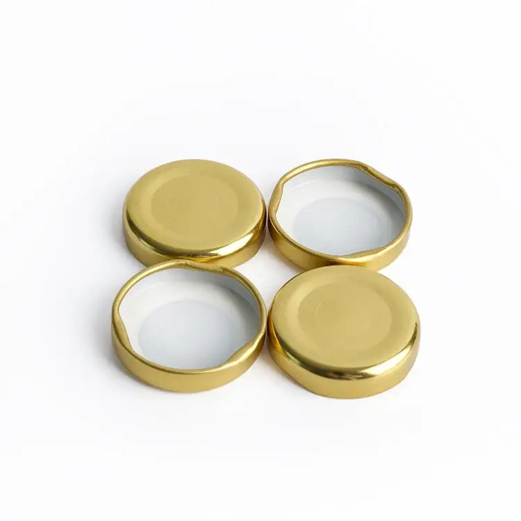 Custom Color Rose Gold 38# 43# 48# 53# 58# Leak Proof Twist Off Cover For Glass Canning Jars