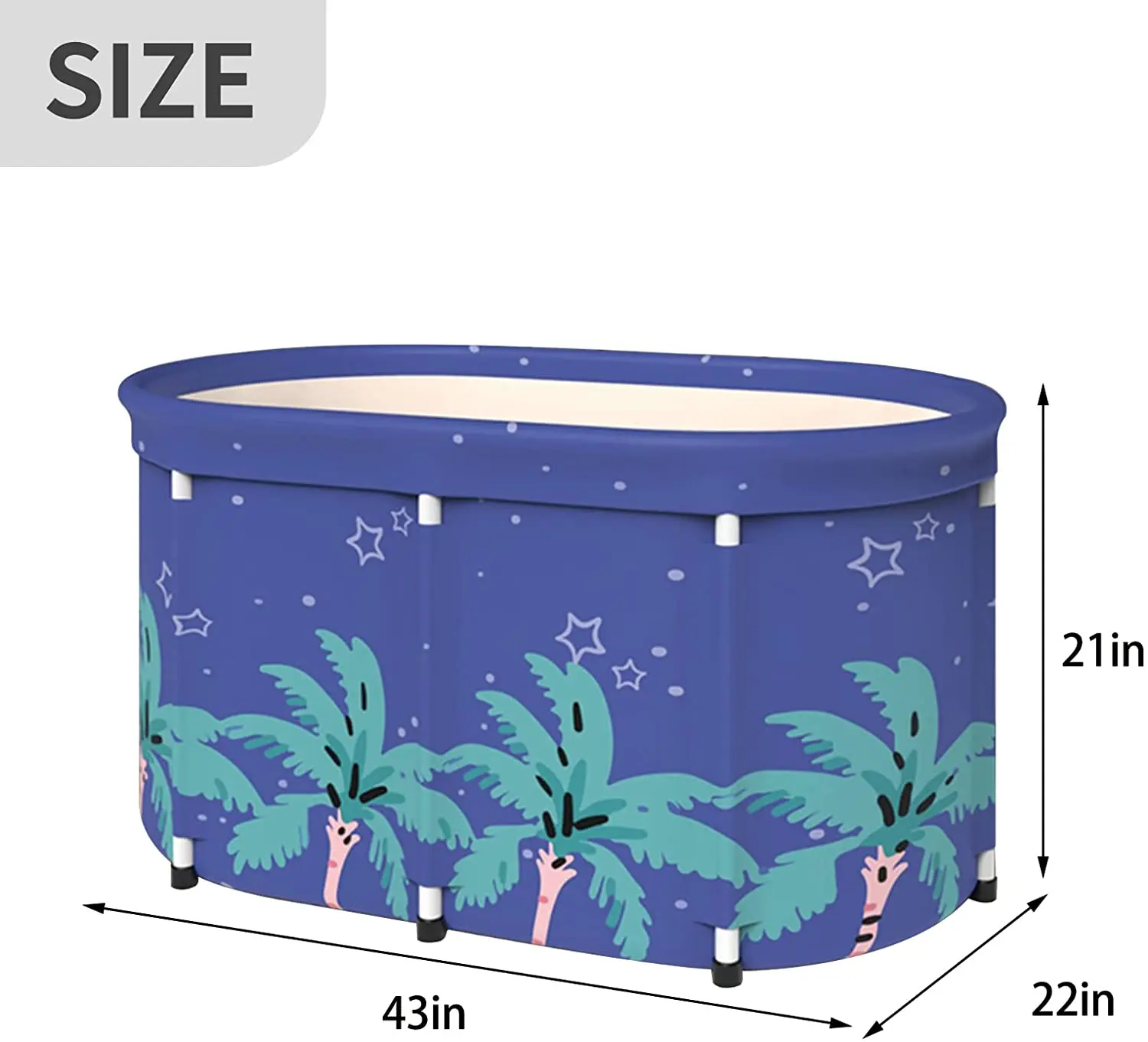 Thickening with Thermal Foam to Keep Temperature Separate Family Bathroom SPA Tub Ice Bathtub