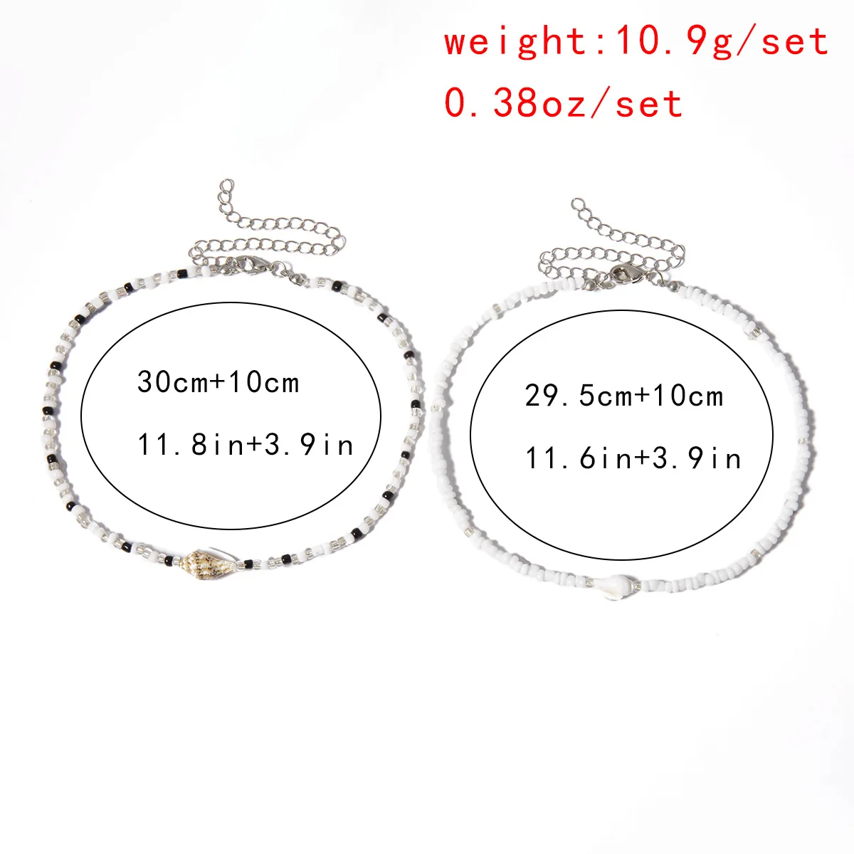 Bohemian Summer Beach Multilayer Seed Bead Puka Shell Necklace for Teen Girls