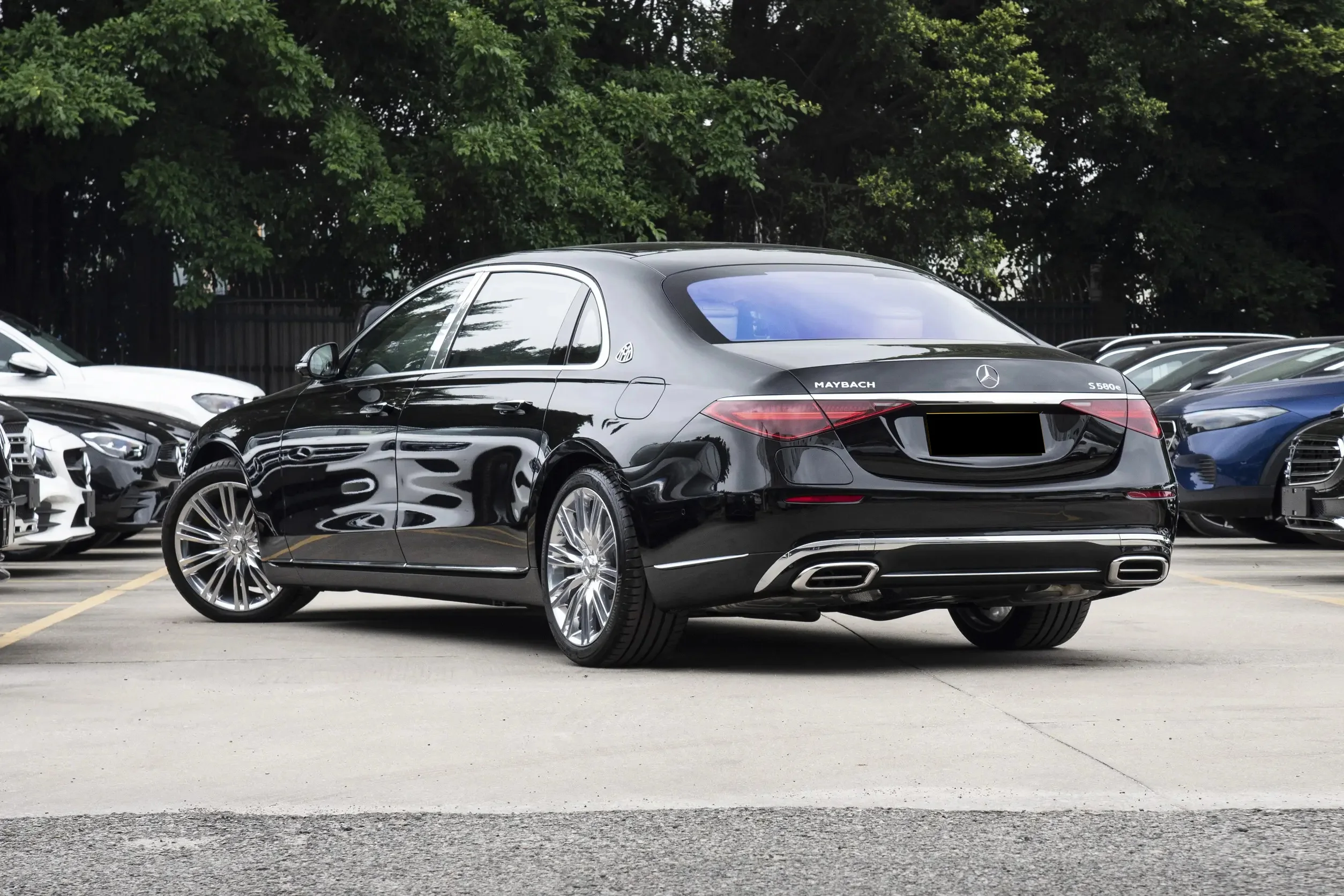 Mercedes Benz S Class Maybach Phev роскошный гибридный лимузин большой электромобиль с 4-мя посадками